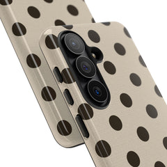 Brown Polka Dot Phone Case by etchd, view 209