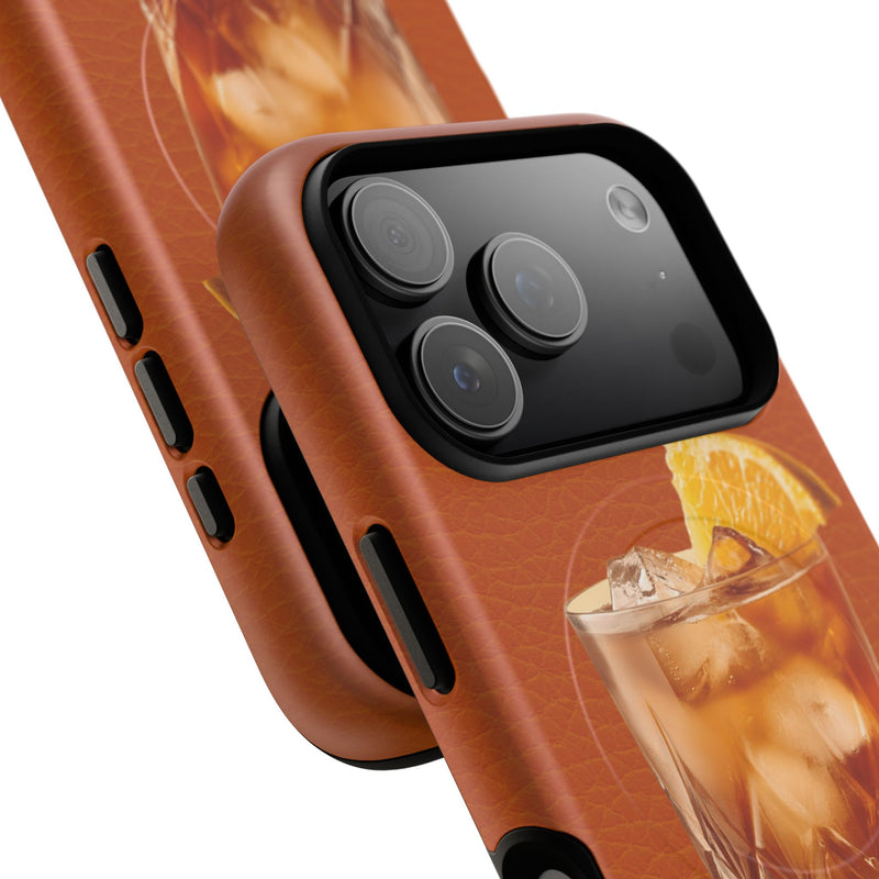 Whiskey Sour Magnetic Phone Case by etchd, view 100