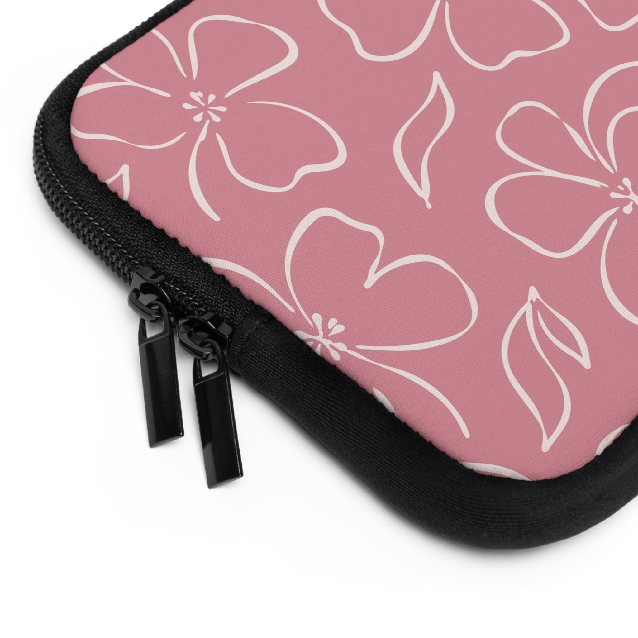 Blush & Cream Floral Laptop Sleeve by etchd, view 12