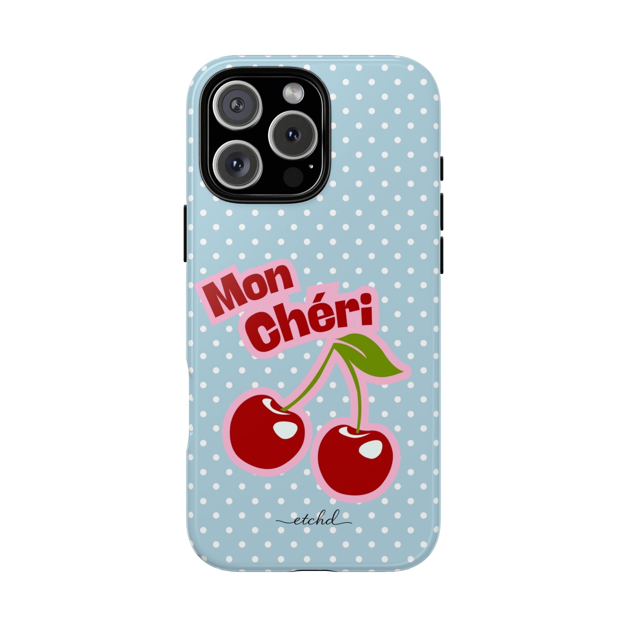 Mon Chéri Phone Case by etchd