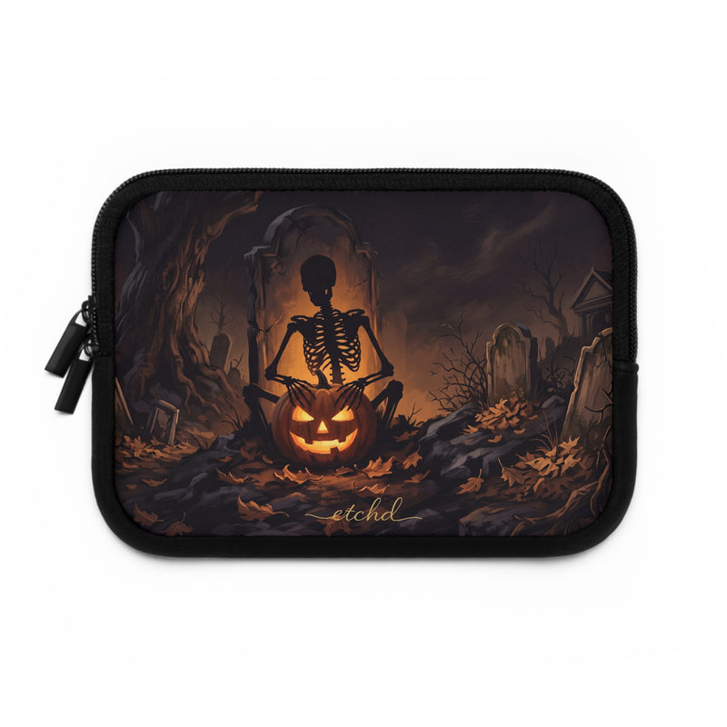 Bone Harvest Laptop Sleeve by etchd, view 2