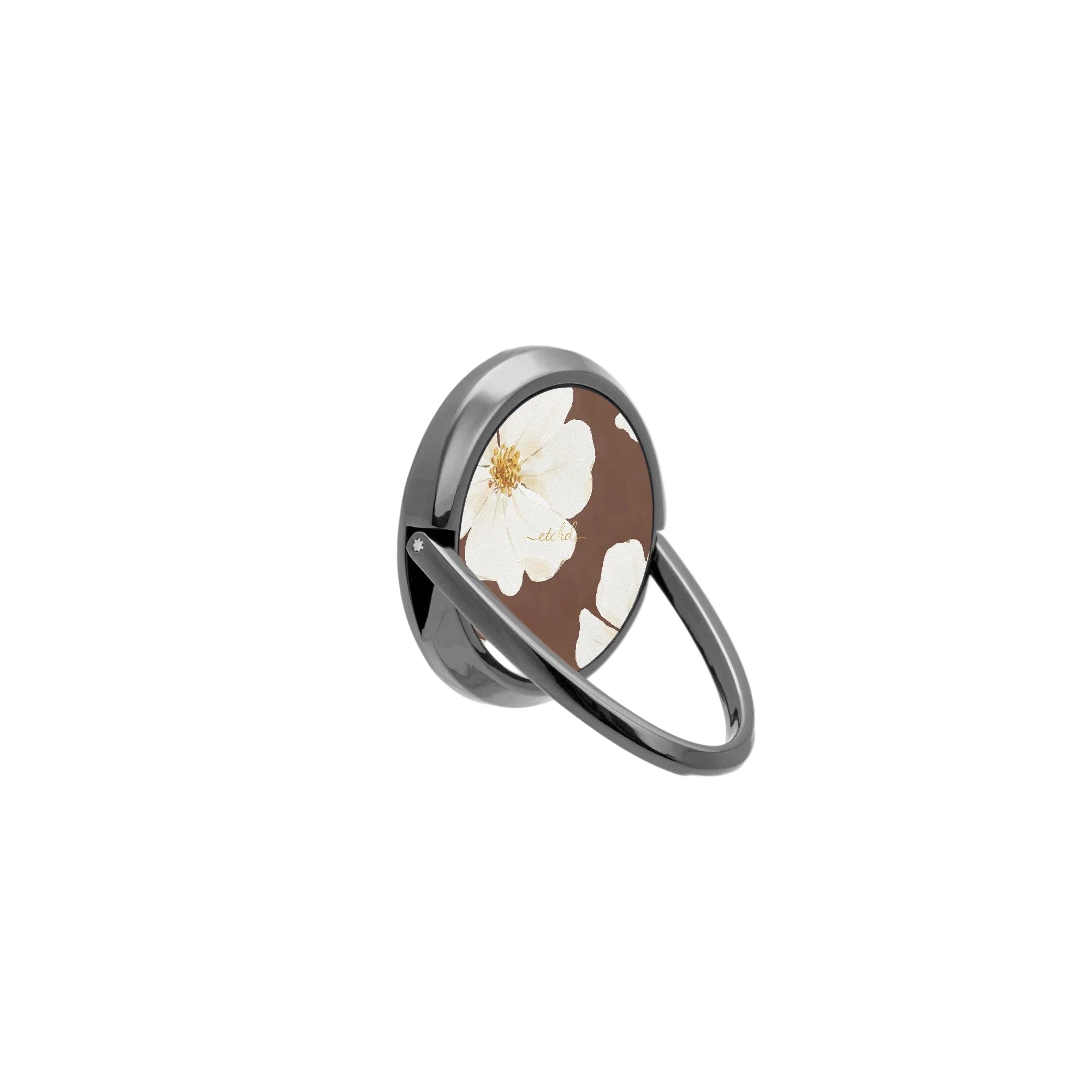 Mocha Blossom Phone Ring Holder by etchd, view 8