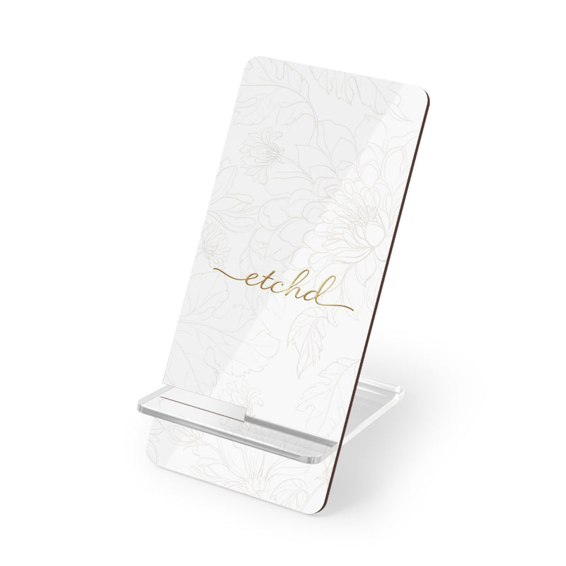 Etchd Signature White Phone Stand-zoom-