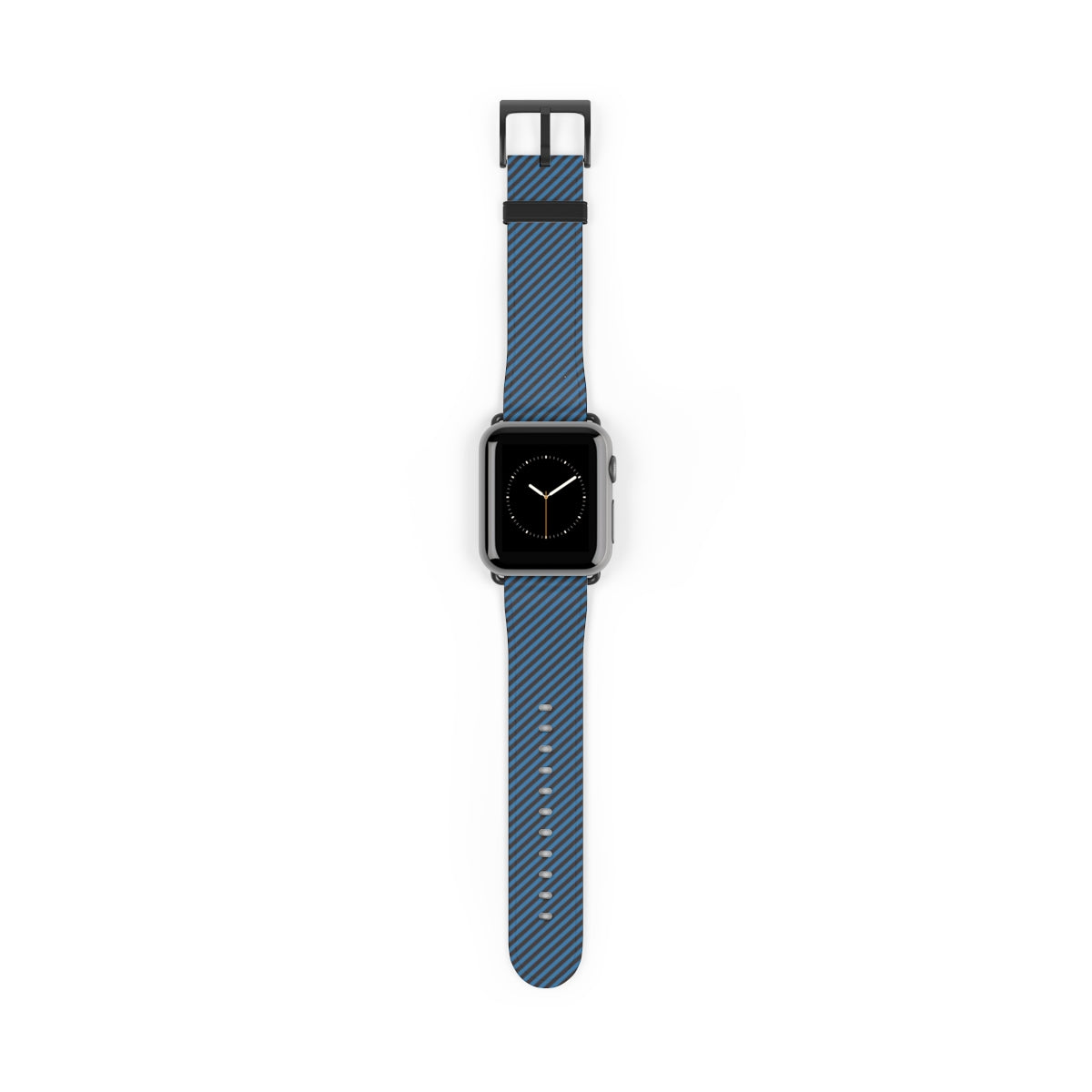 Espresso & Cerulean Striped Diagonal Correa para smartwatch de etchd