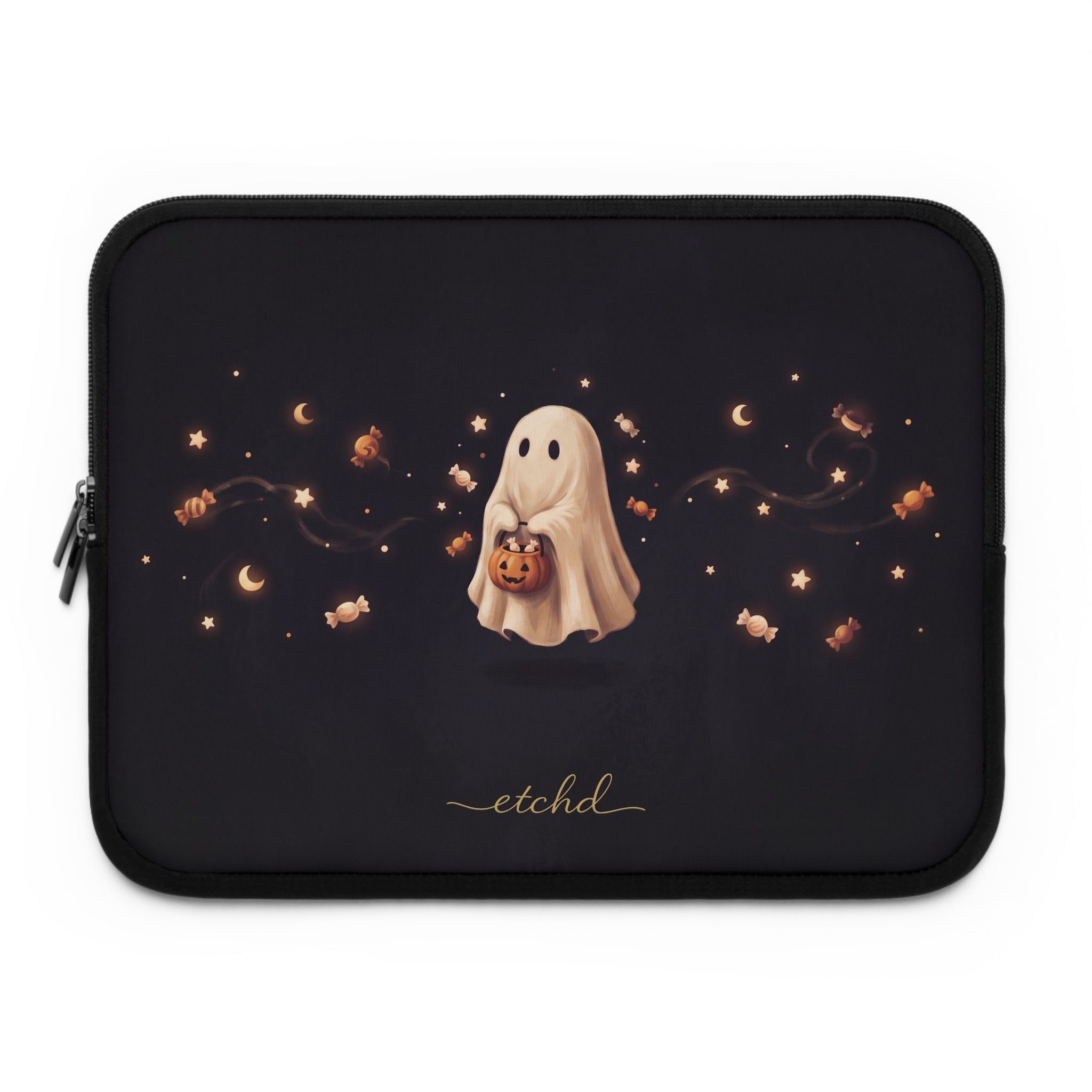 Candy Ghost Laptop Sleeve by etchd