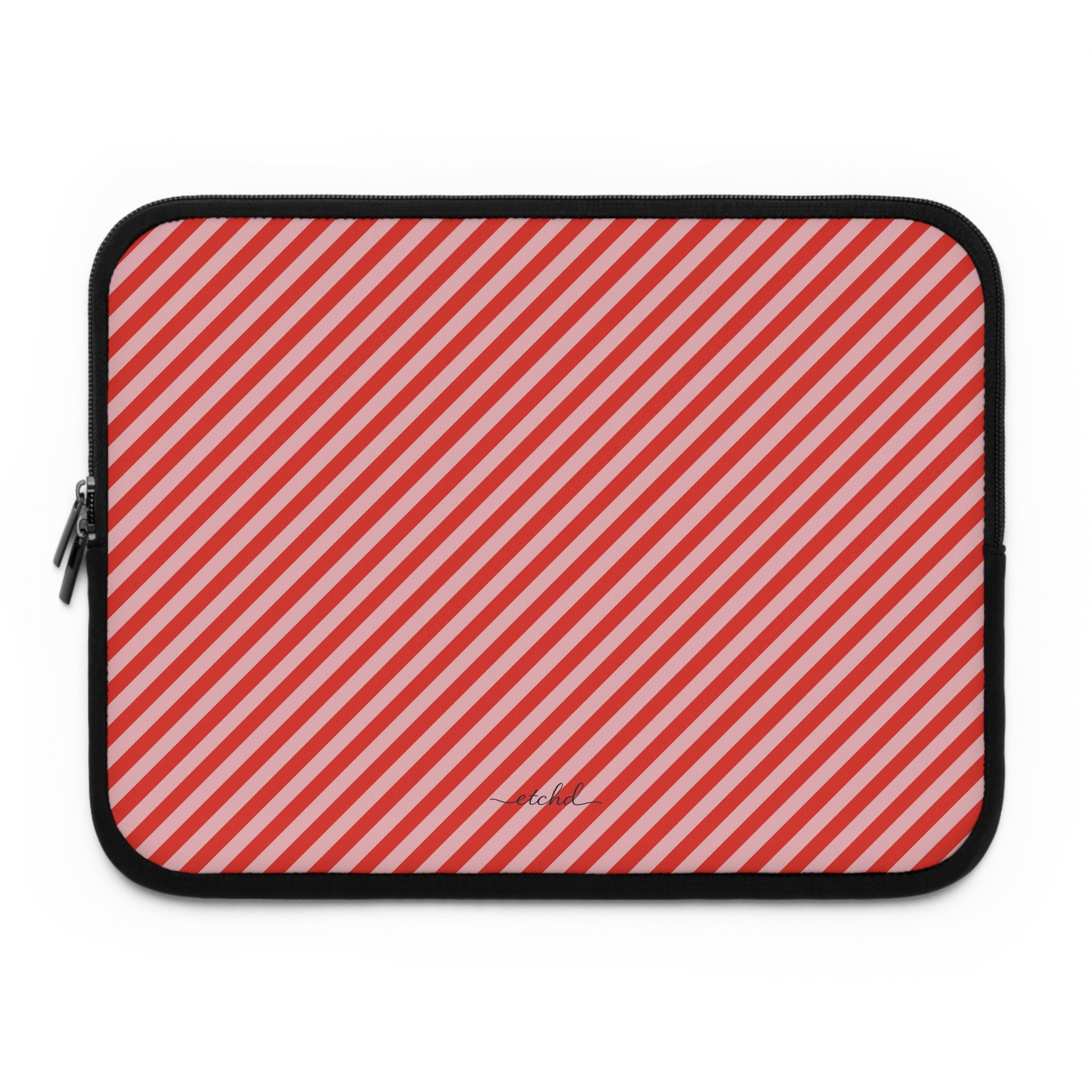 Poppy And Blush Diagonal Laptop Sleeve by etchd