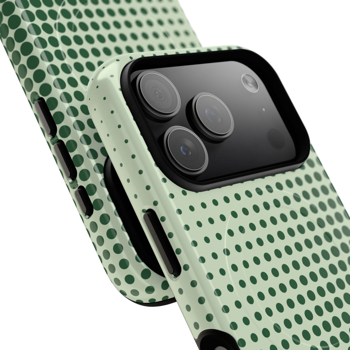 Matcha Halftone Magnetic Phone Case by etchd, view 99