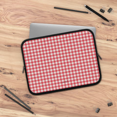 Cherry Gingham Laptop Sleeve by etchd, view 5