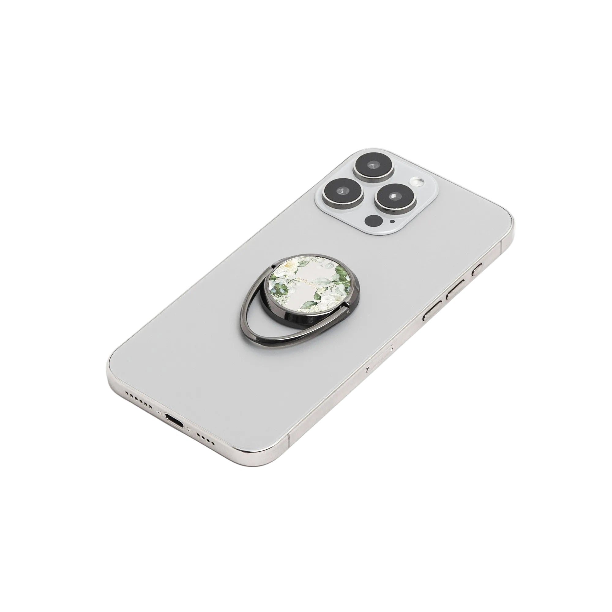 White Roses Phone Ring Holder by etchd, view 6