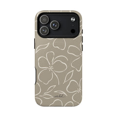 Neutral Floral Magnetic Phone Case by etchd, view 31