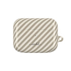 Neutral Striped Diagonal Custodia per AirPods