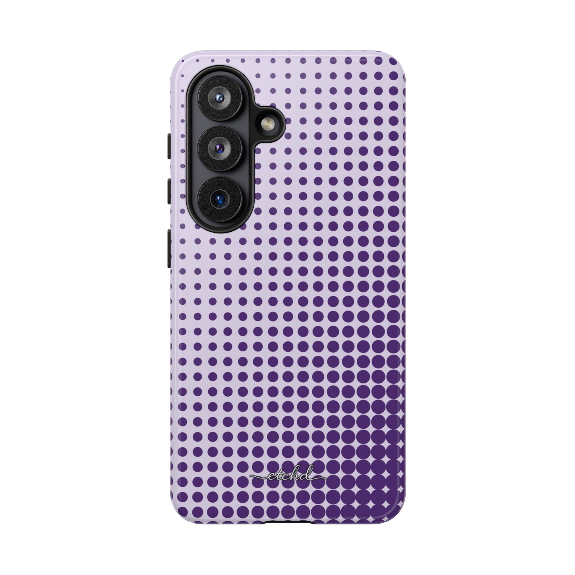Grape Halftone Phone Case by etchd, view 61