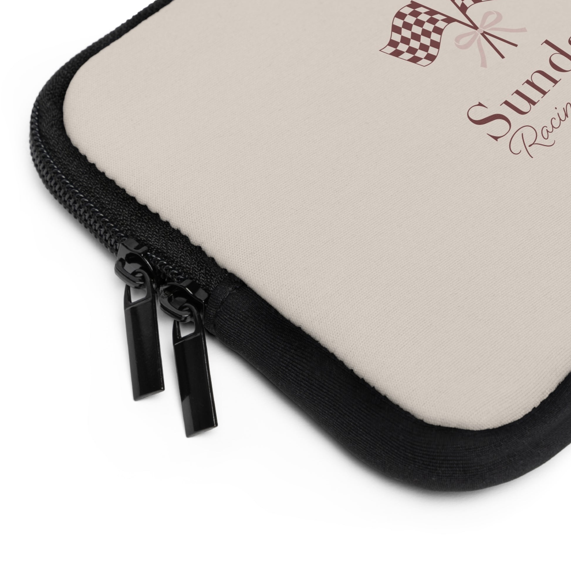 Sunday Racing Laptop Sleeve by etchd, view 2