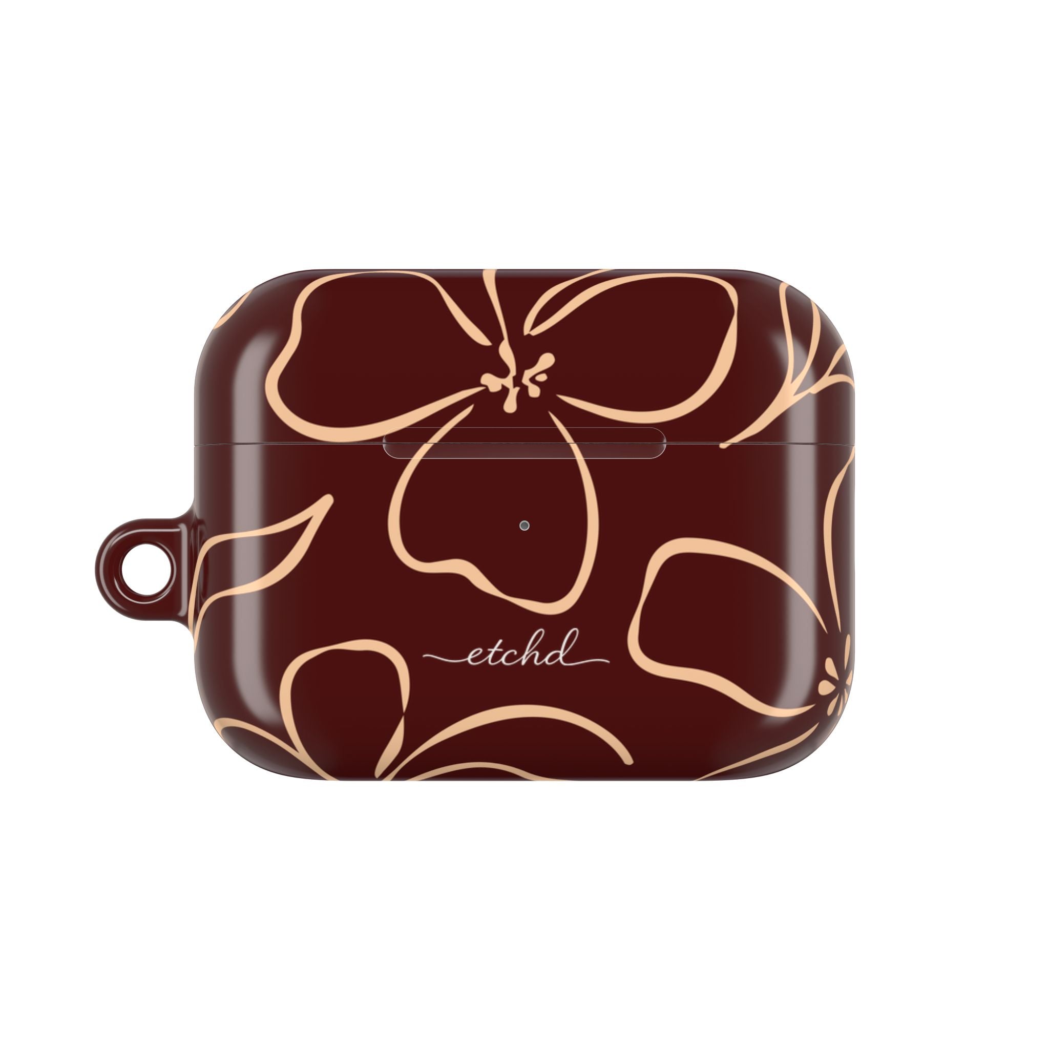 Cherry & Peach Floral AirPod Case by etchd, view 2