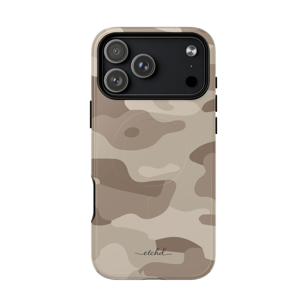 Beige Camo Funda magnética para móvil-31