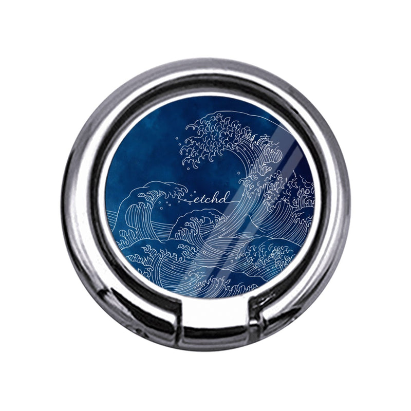 Ocean Wave Flache Ring Handyhalterung-zoom-