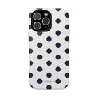 Navy & White Polka Dot Phone Case