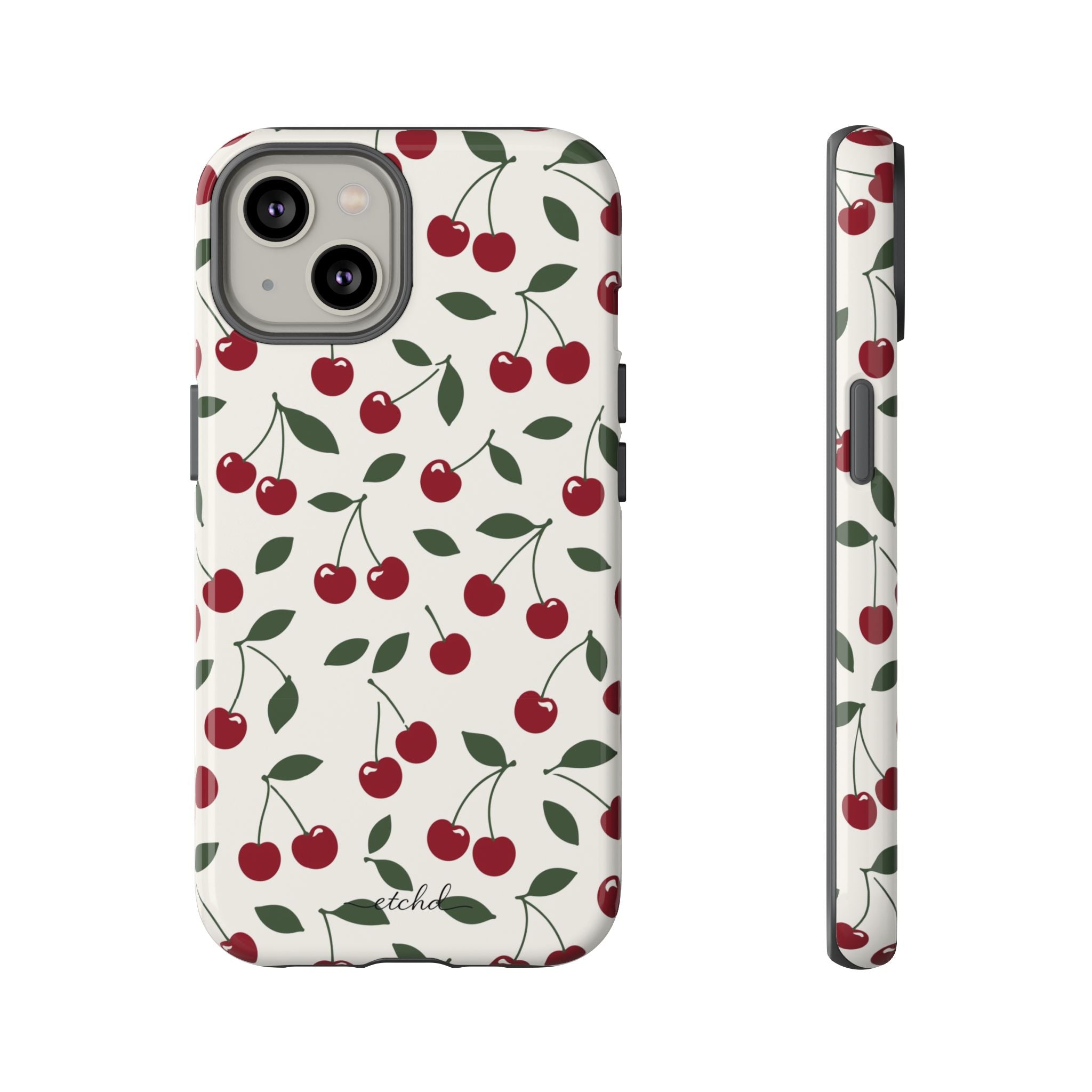 Cherry Phone Case by etchd, view 2