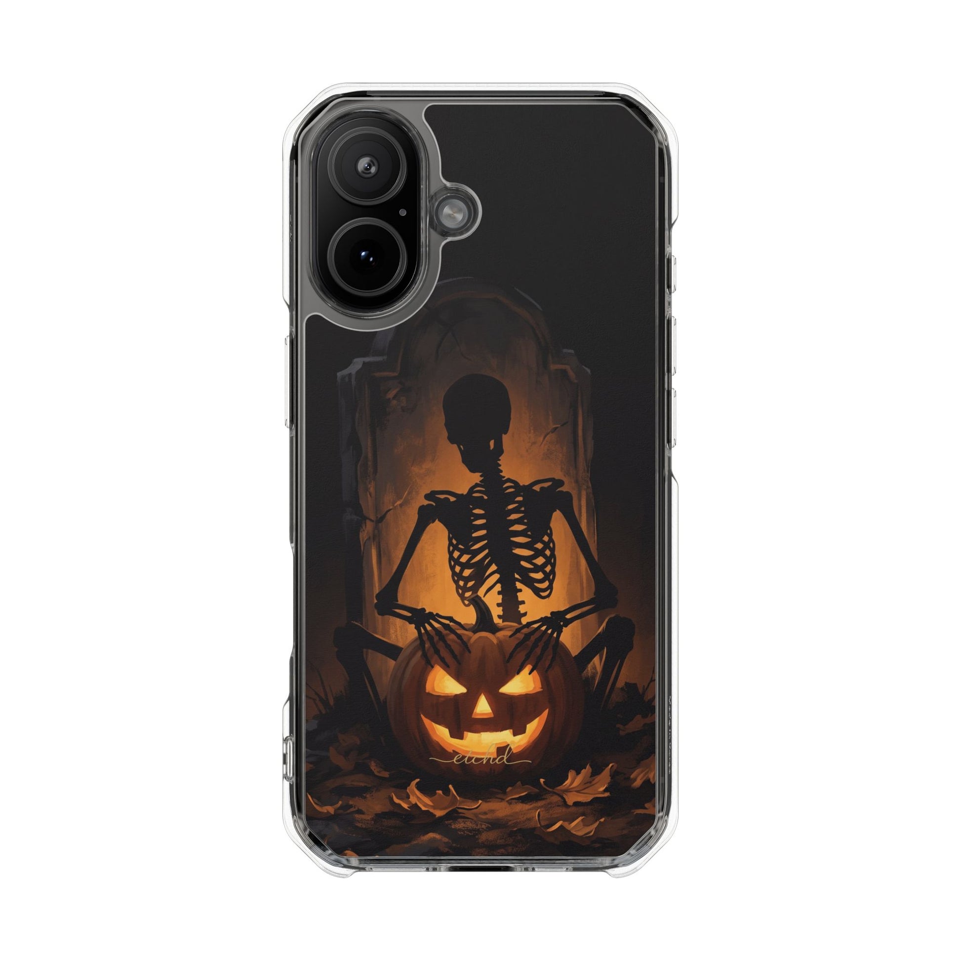 Bone Harvest Clear Magnetic Phone Case by etchd, view 13