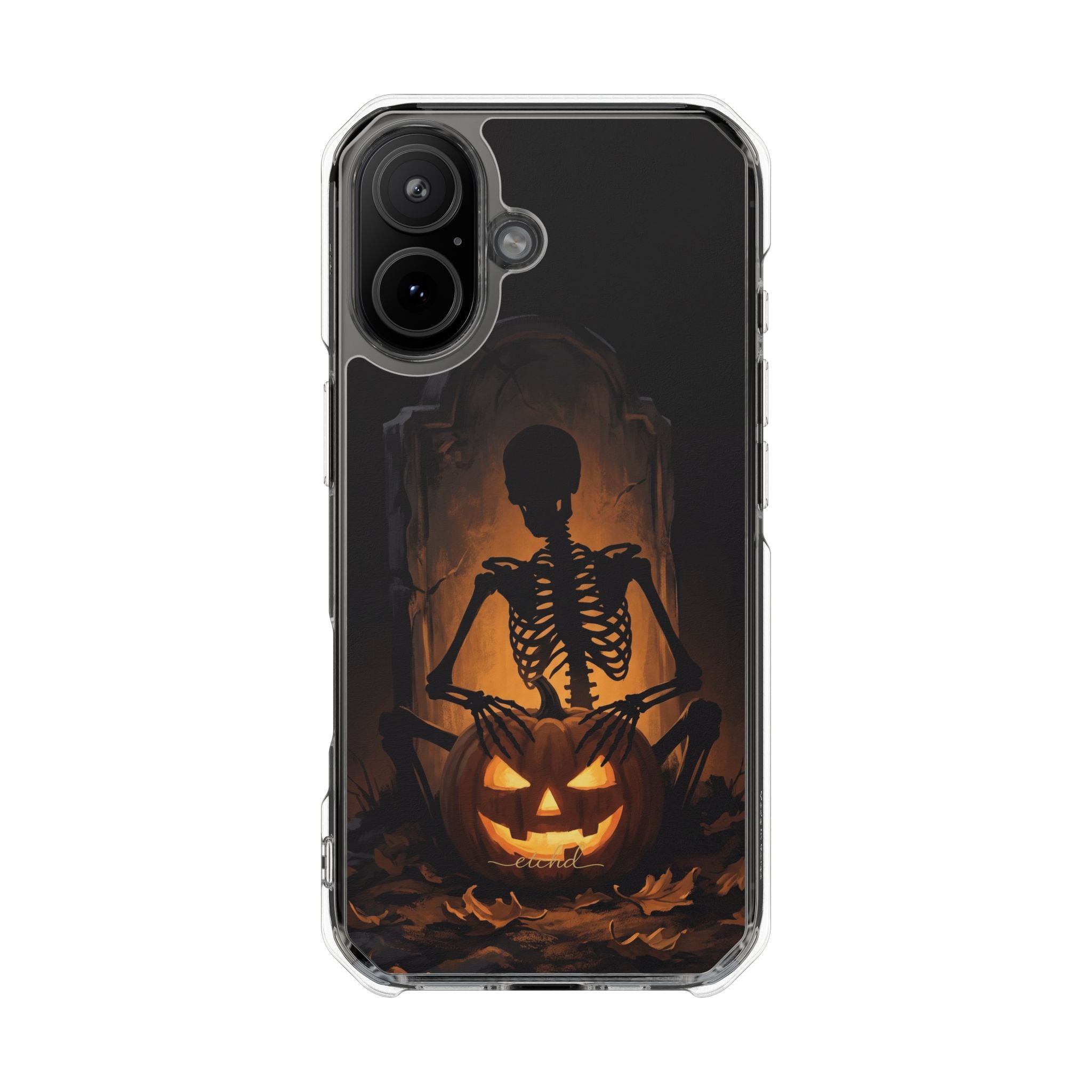 Bone Harvest Clear Magnetic Phone Case by etchd, view 13