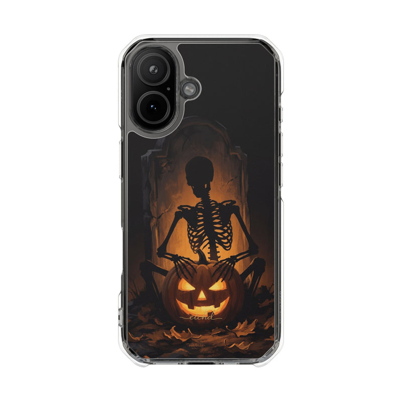 Bone Harvest Clear Magnetic Phone Case by etchd, view 13