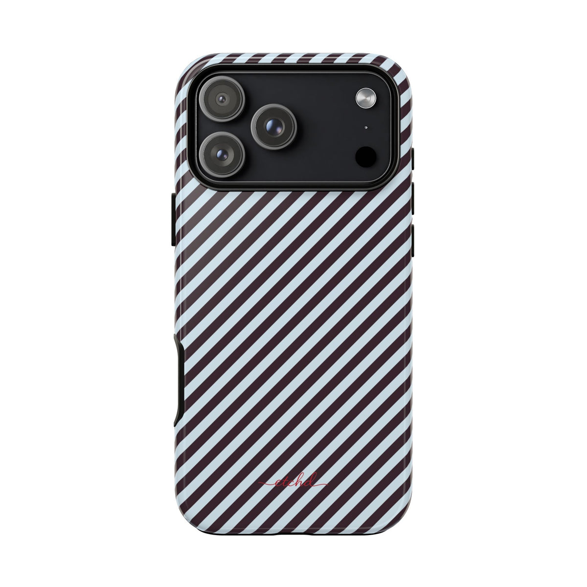 Plum & Blue Striped Diagonal Phone Case by etchd, view 59