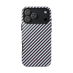 Plum & Blue Striped Diagonal Phone Case by etchd, view 59