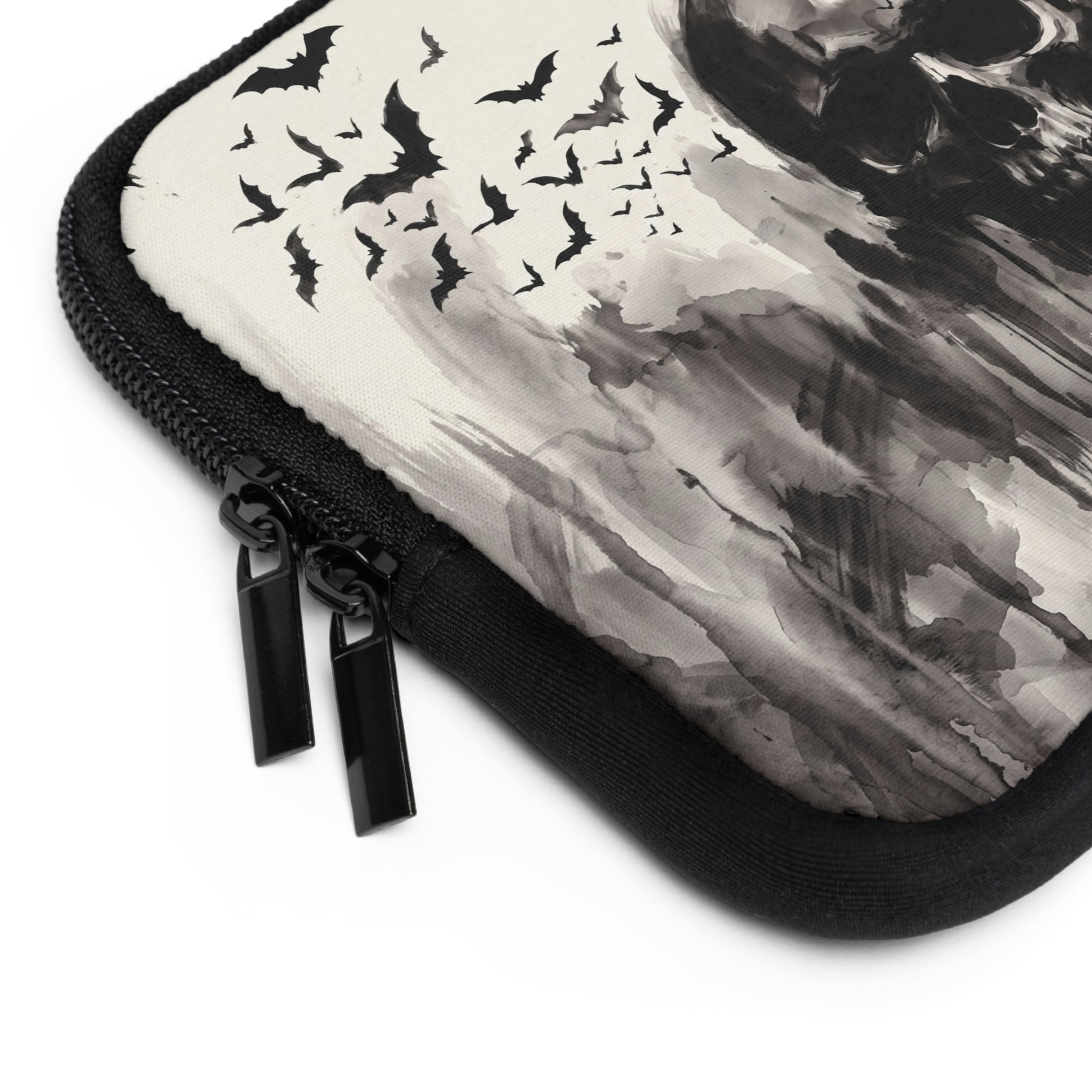 Ink Skull Laptop Sleeve by etchd, view 12