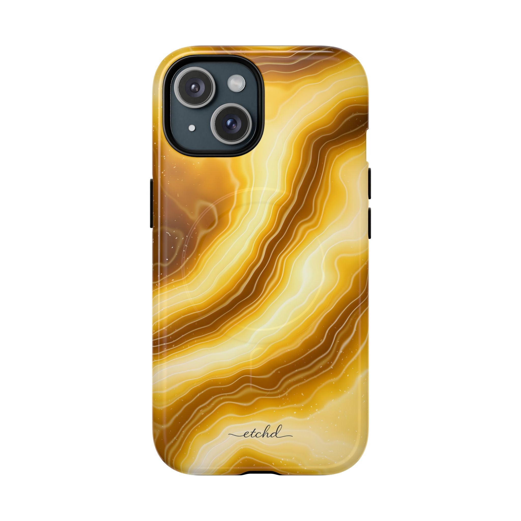Citrine Magnetic Phone Case by etchd, view 2