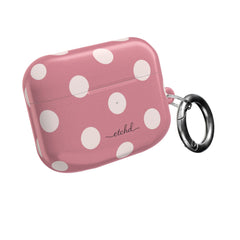 Cream & Blush Polka Dot AirPod Case by etchd, view 8