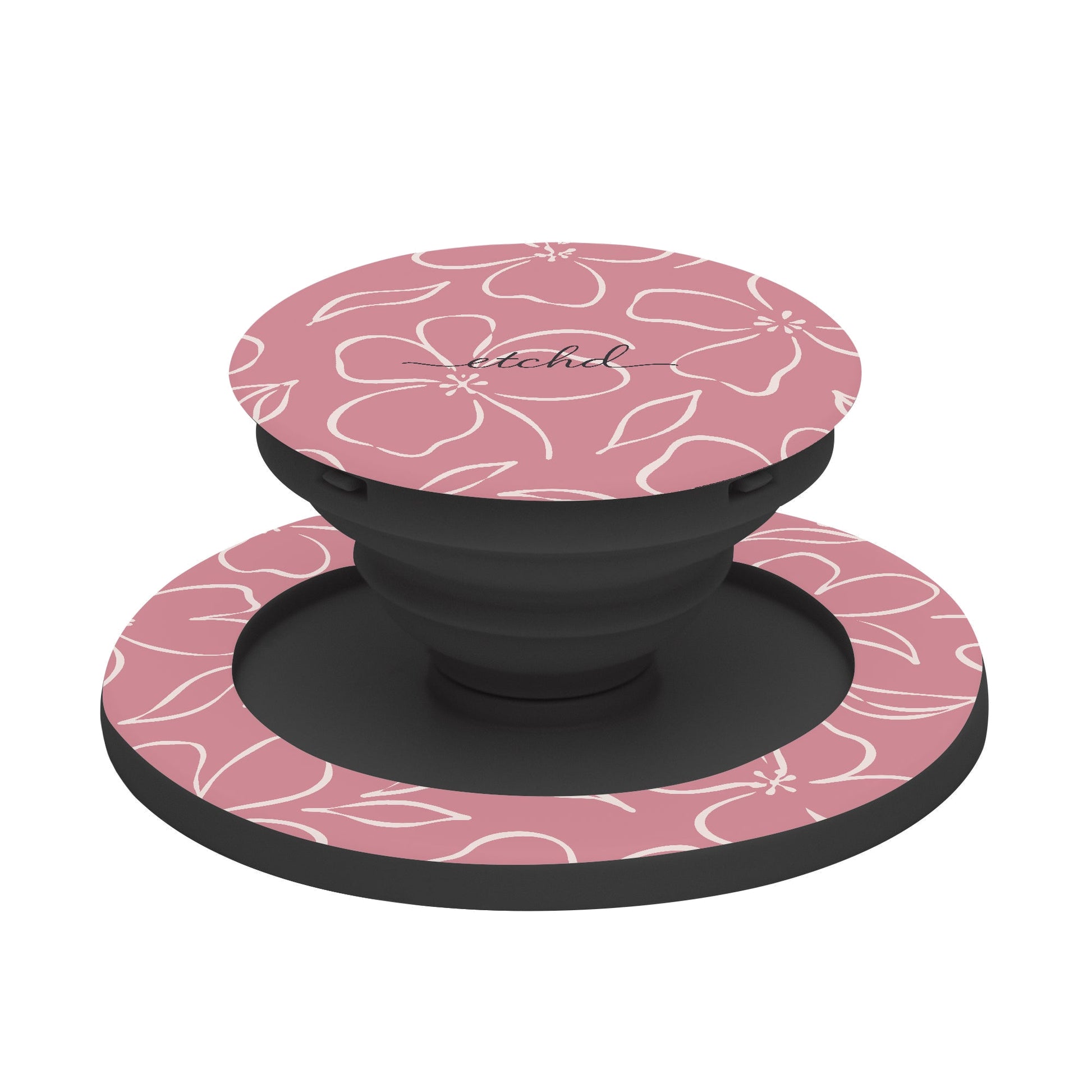 Blush & Cream Floral Phone Grip And Stand by etchd, view 6