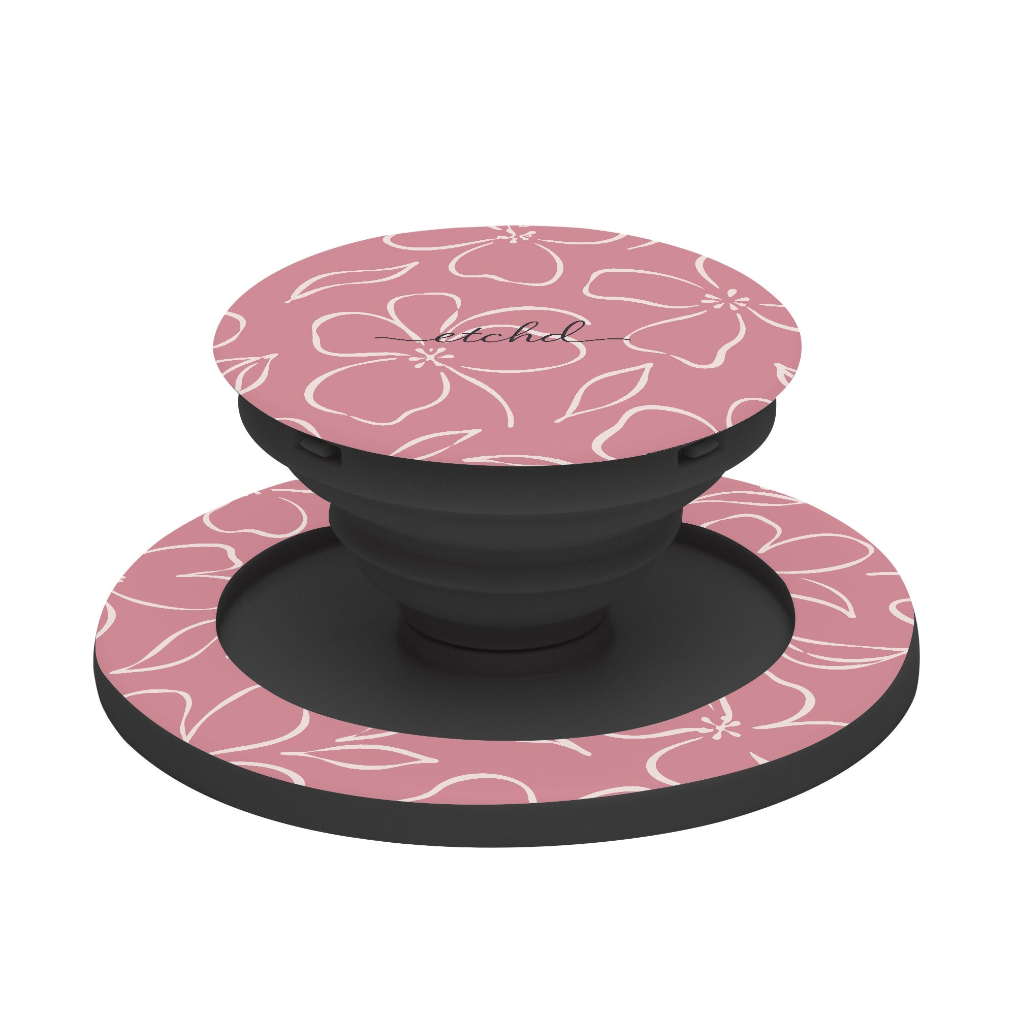 Blush & Cream Floral Phone Grip And Stand by etchd, view 6