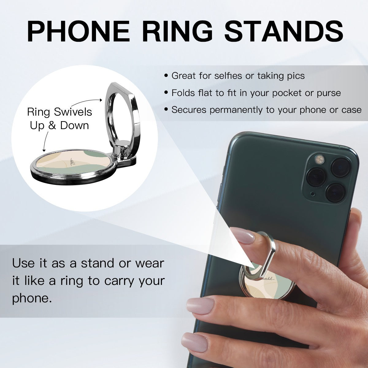 Earth Tone Classic Ring Holder by etchd, view 4