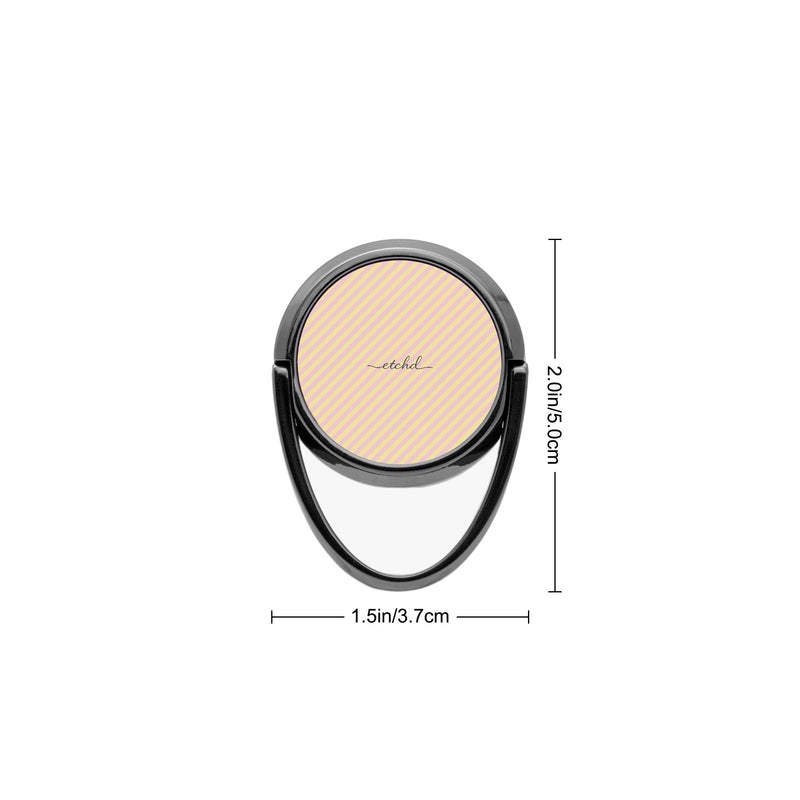 Pink And Butter Diagonal Handy-Ring-Halterung-zoom-