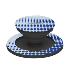 Cobalt Halftone Phone Grip And Stand by etchd, view 6