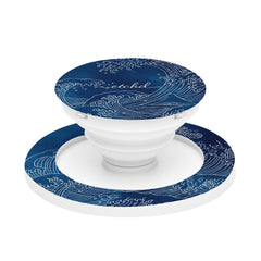 Ocean Wave Phone Grip And Stand by etchd