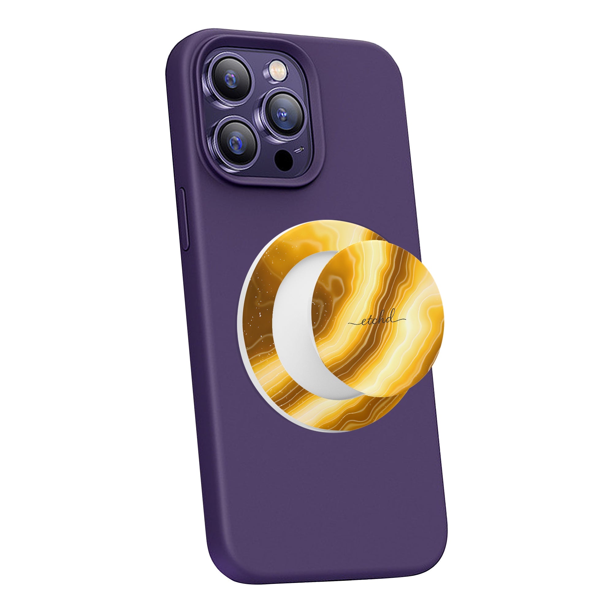 Citrine Phone Grip And Stand by etchd, view 7