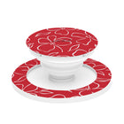 Classic Red & White Floral Phone Grip And Stand