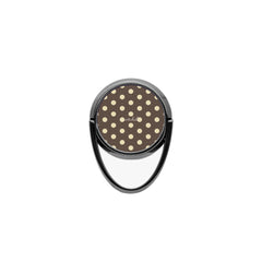 Brown And Butter Yellow Polka Dot Phone Ring Holder by etchd, view 4