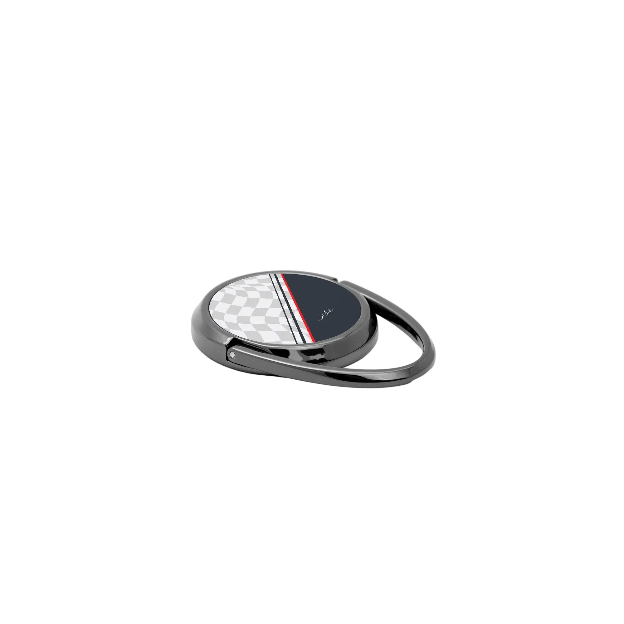 Checkered Flag Phone Ring Holder by etchd, view 2