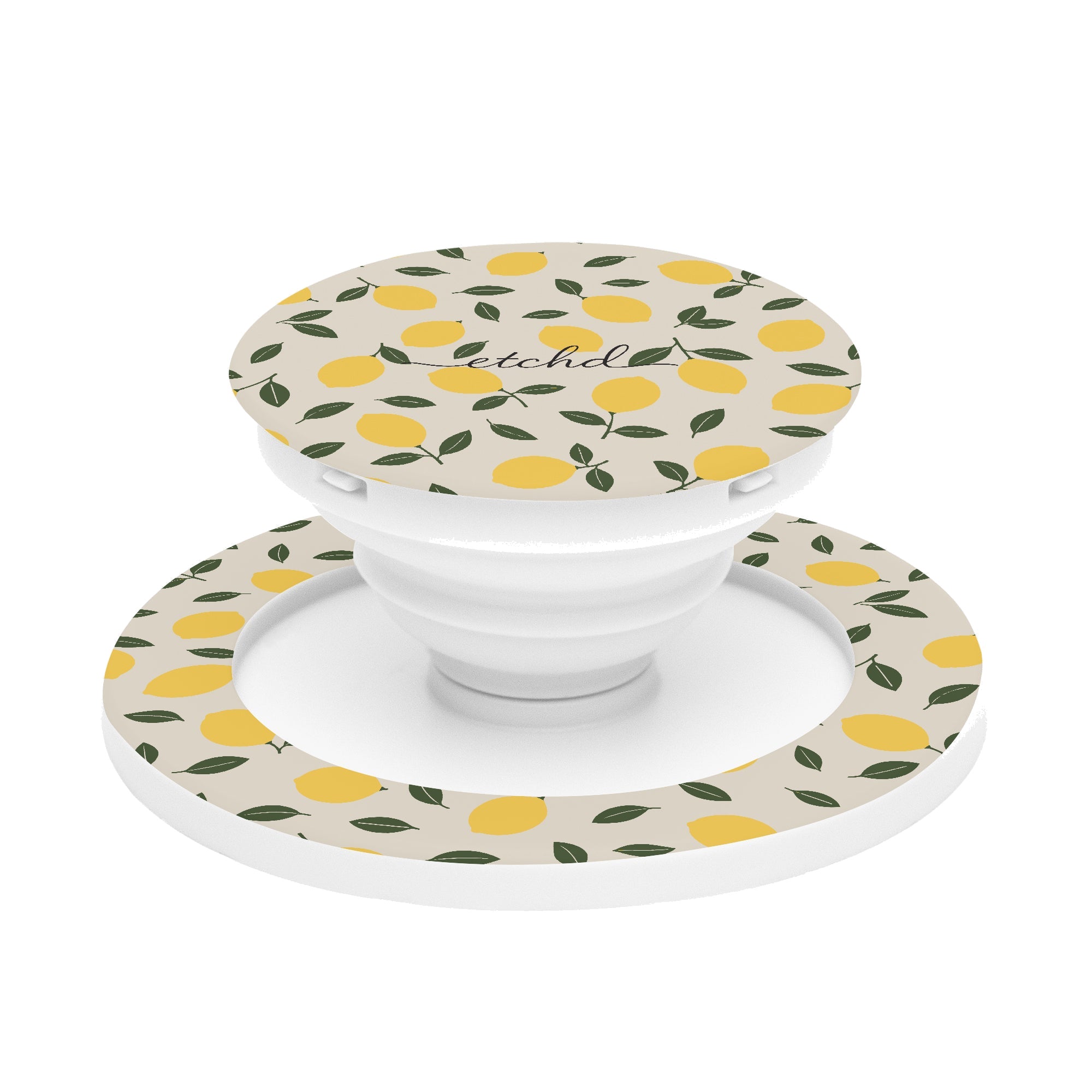 Lemon Phone Grip And Stand by etchd