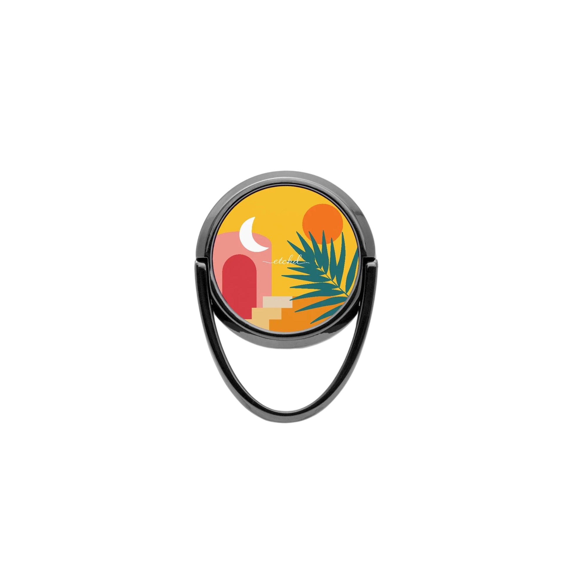 Tropical Sunset Phone Ring Holder by etchd, view 4