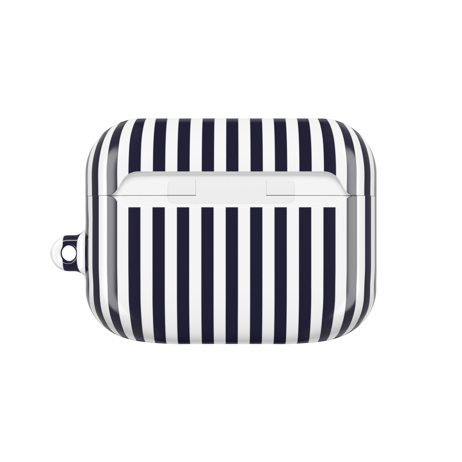 Navy & White Striped AirPod Case by etchd, view 7