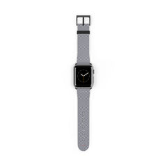 Plum & Blue Striped Diagonal Smartwatch Strap by etchd