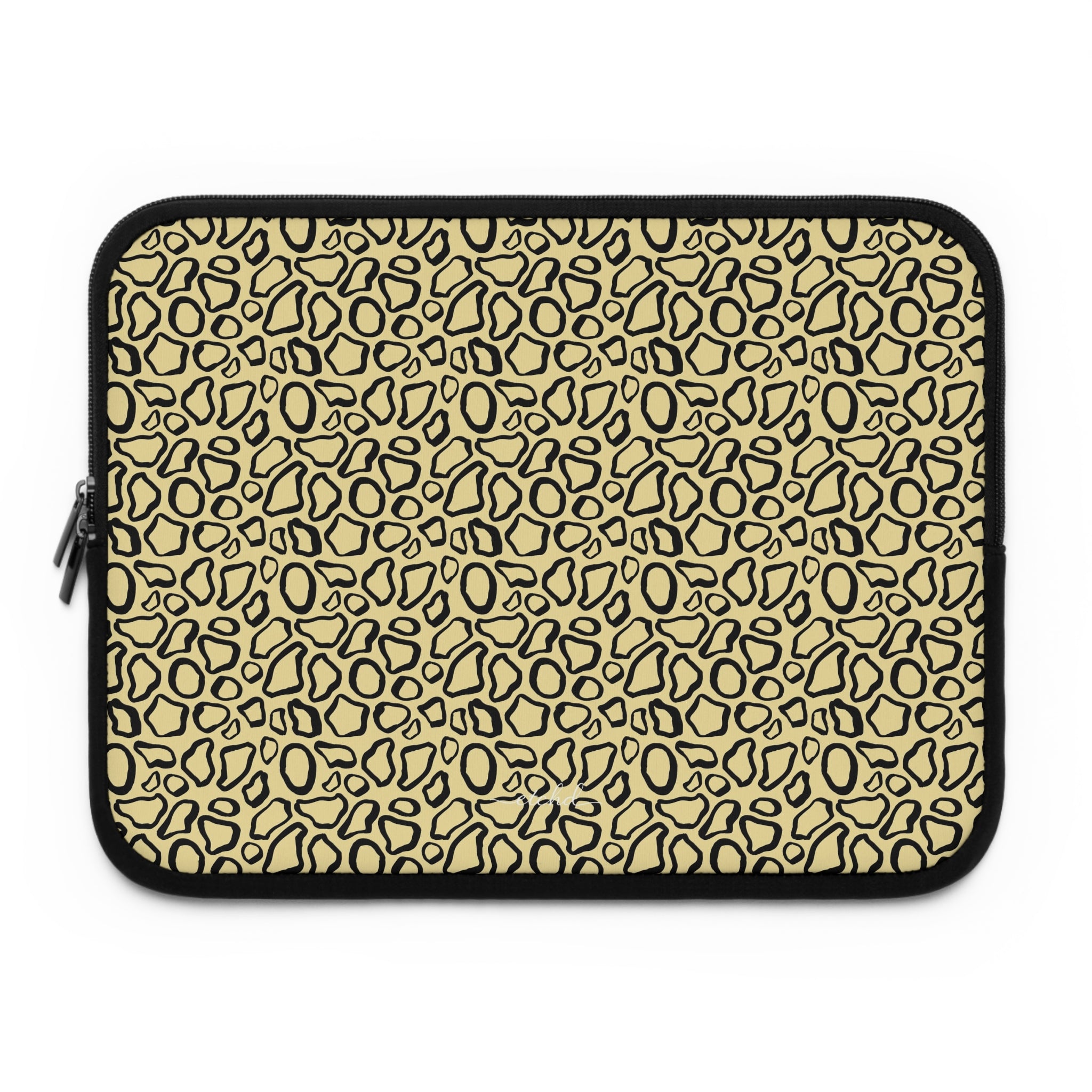 Abstract Print Butter Laptop Sleeve by etchd