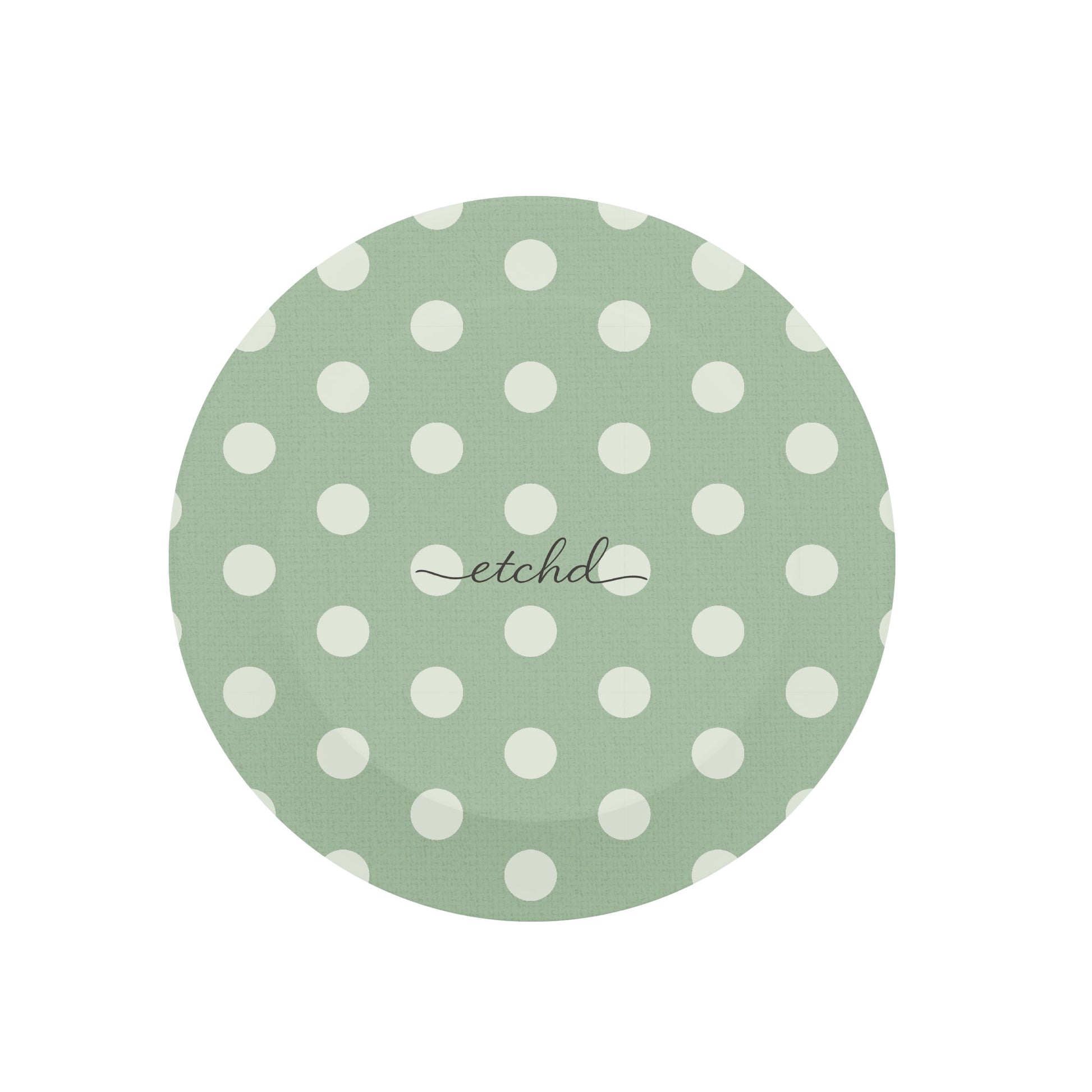 Cream & Sage Polka Dot Phone Grip And Stand by etchd, view 3