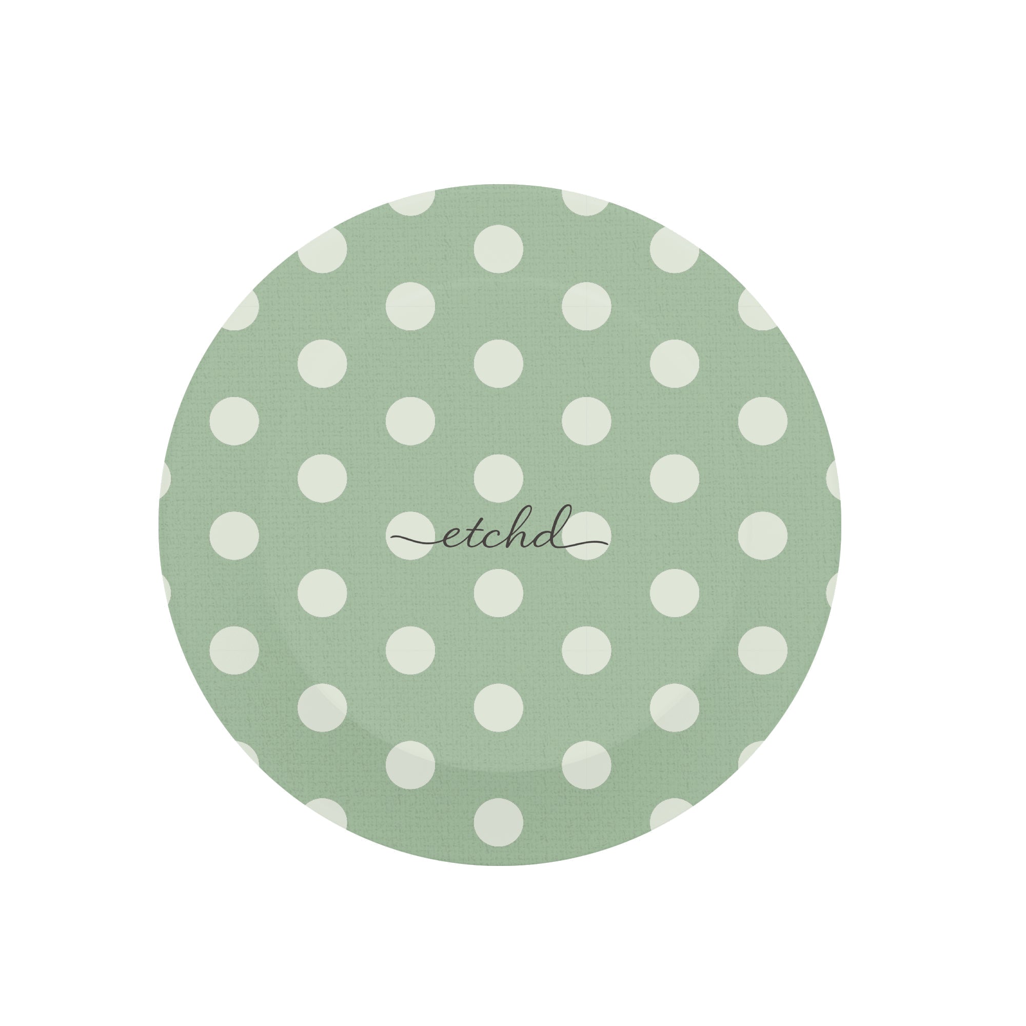 Cream & Sage Polka Dot Phone Grip And Stand by etchd, view 3