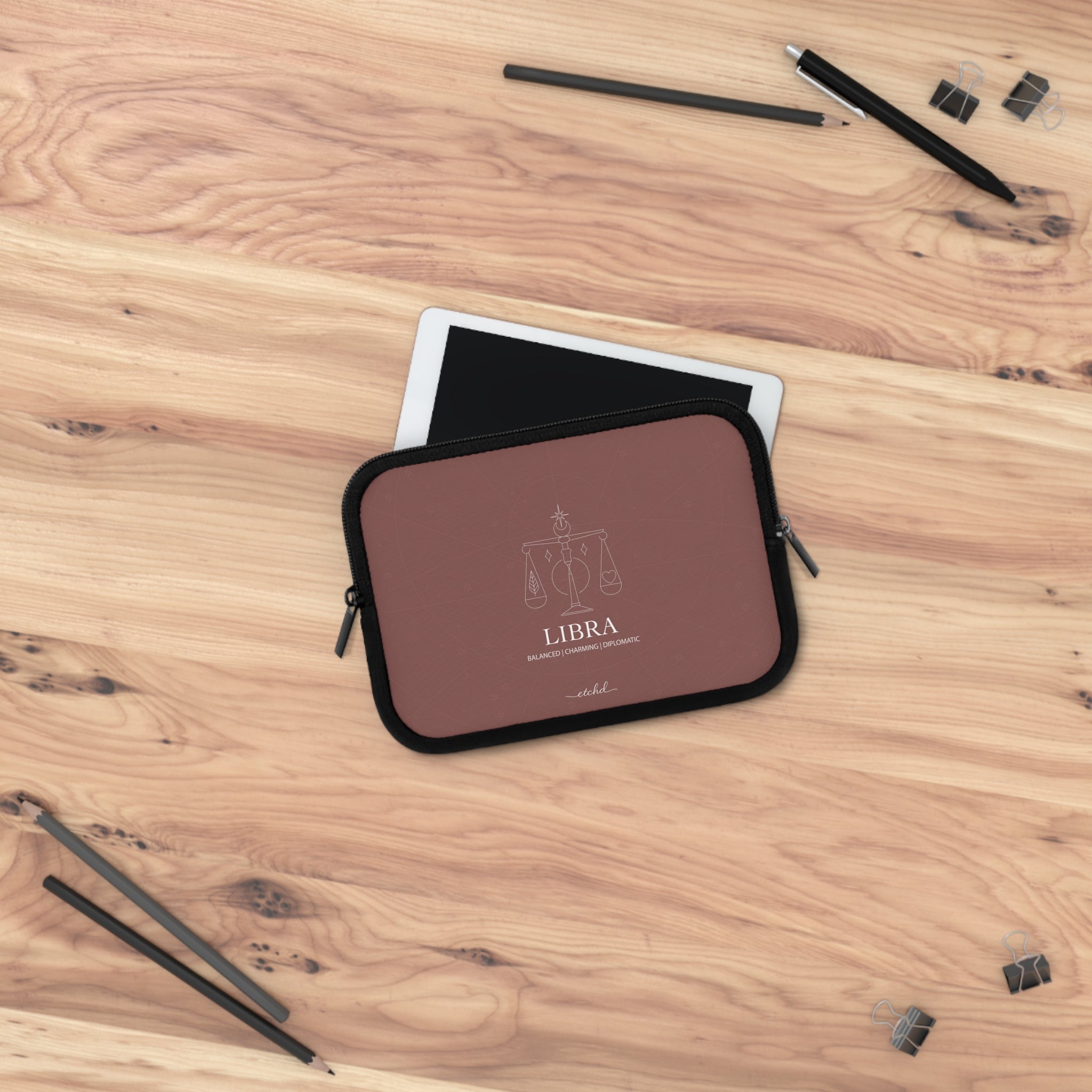 Libra Laptop Sleeve by etchd, view 14