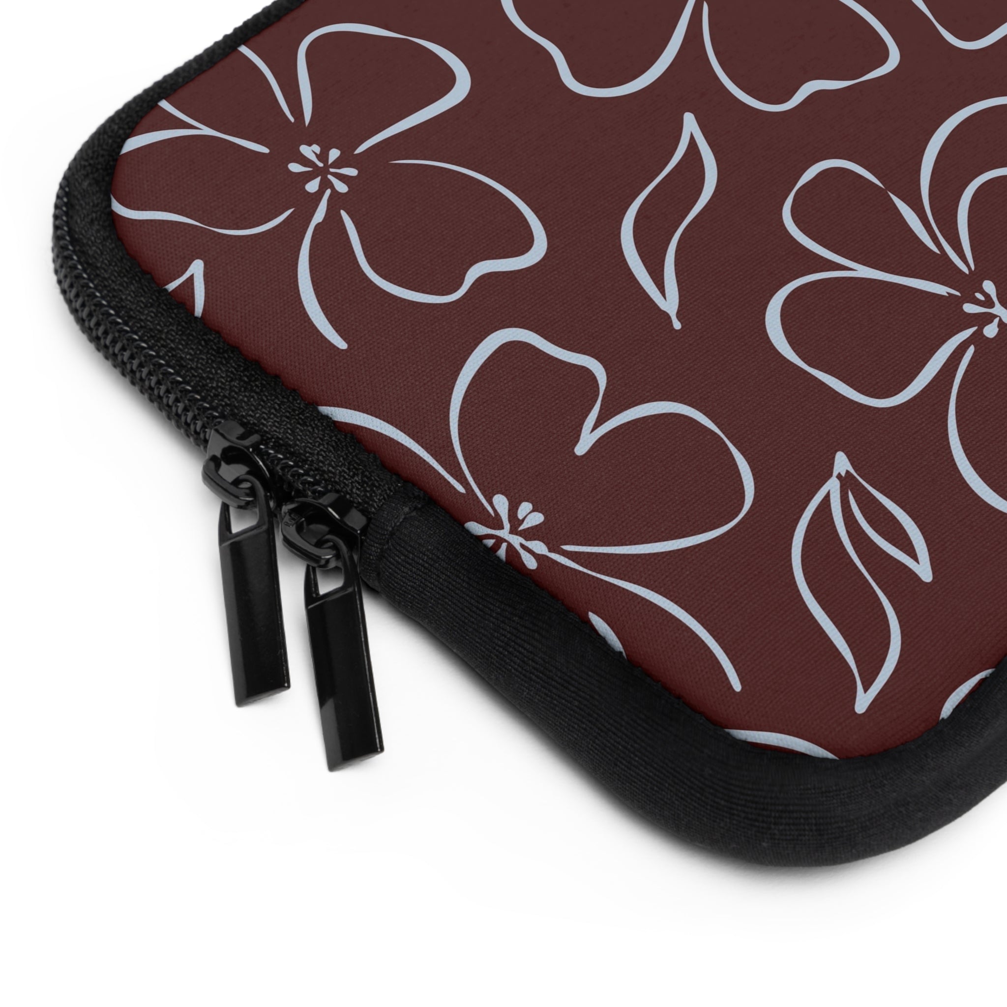 Blue & Cherry Floral Laptop Sleeve by etchd, view 12
