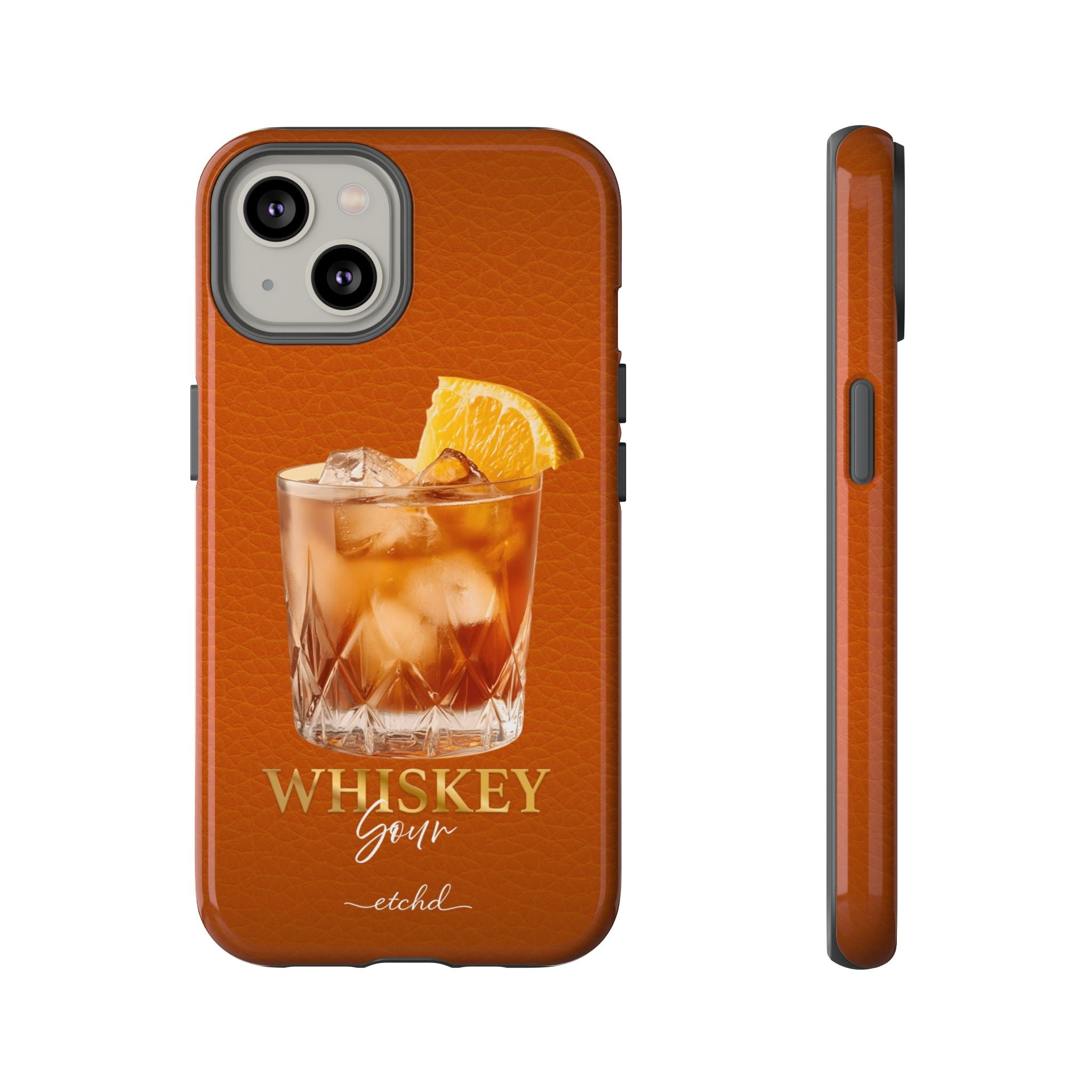 Whiskey Sour Phone Case by etchd, view 2